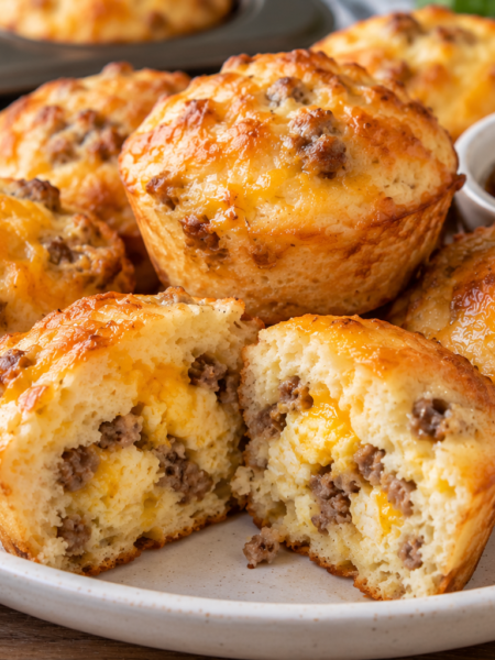 Sausage pancake bites